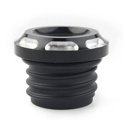 Black Fuel Gas Tank Oil Cap Cover for Harley FXS FXDF FXDL XL