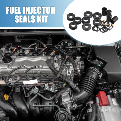 Set of 4 Fuel Injector O Rings Seals with Micro Filters for Mazda MX-3 (1994–1996)