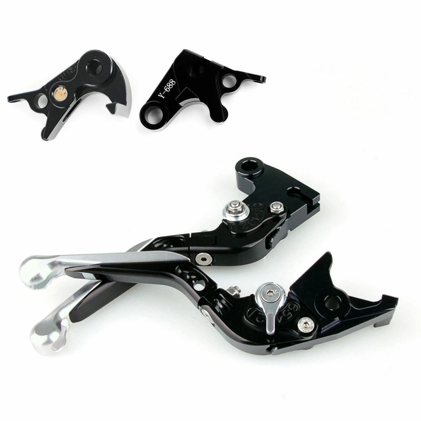 Saddle Bag Mounting Bracket for Motorcycle (Black)