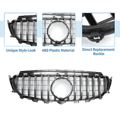 Front Upper Bumper Grille for Mercedes-Benz E200 (2016-2020)