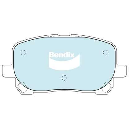 Set of 4 Bendix Front Disc Brake Pads for Toyota Avensis Verso (2001–2010)