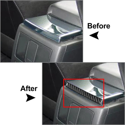 Black Rear Armrest Box Cover Trim for Volkswagen Passat B5 (2001-2005)