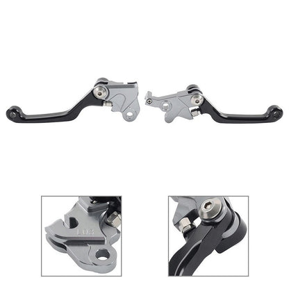 Black Pivot Brake Clutch Levers for Yamaha WR250F WR450F (2001–2016)
