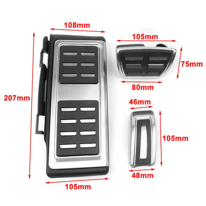 Foot Pedal Rest Gas Brake Cover Accelerator Pad for VW Golf 7 MK7 (2013-2020)