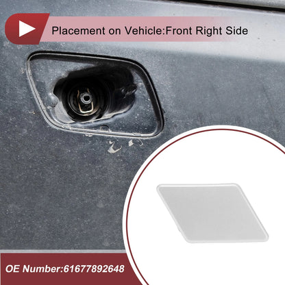 Bumper Headlight Washer Nozzle Cover Cap No. 61677892648 for BMW 328i (2012–2015)