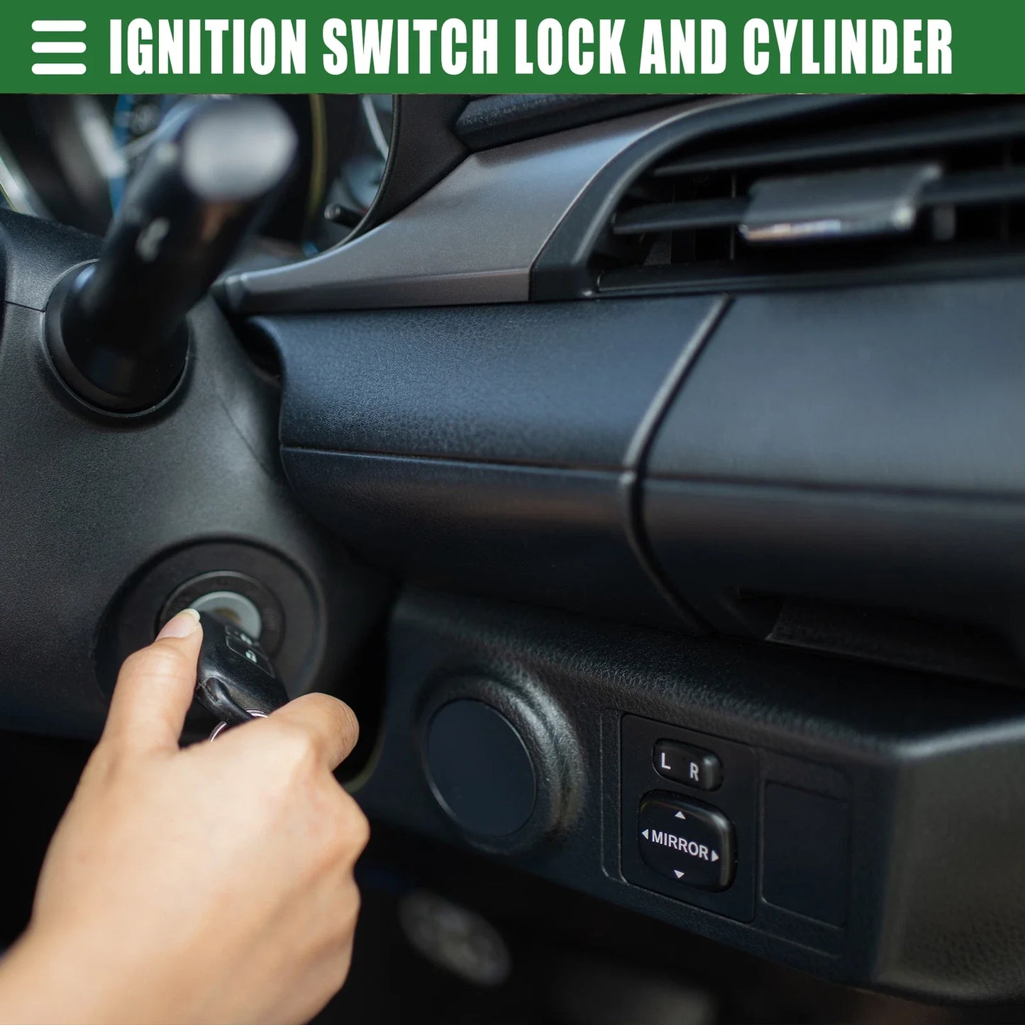 Ignition Starter Switch Lock Cylinder w/2 Keys for Chevy Malibu Impala (2000-2003)
