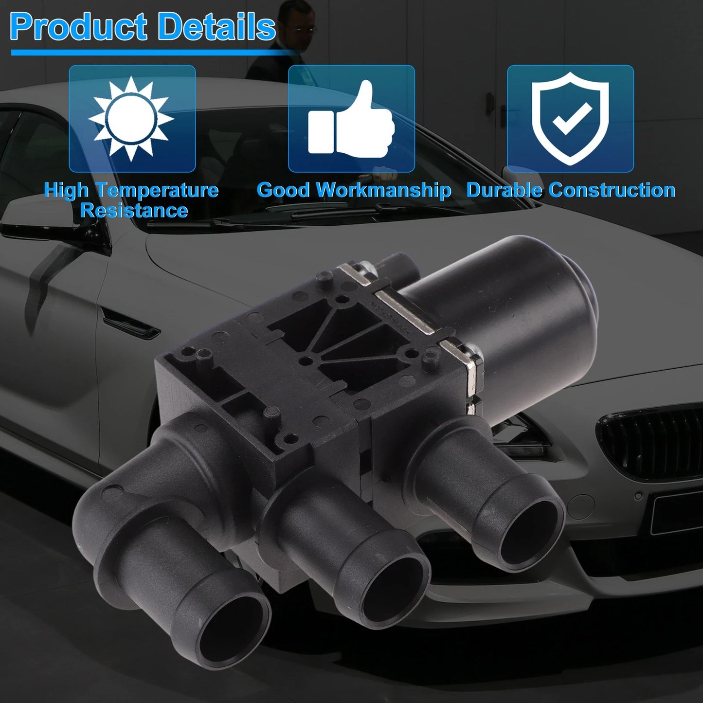 Heater Control Valve for BMW 5 Gran Turismo (F07) 520d (2011–2017) 74931