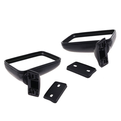 Set of 2 Black Door Mirrors for Isuzu Faster-Z Pickup