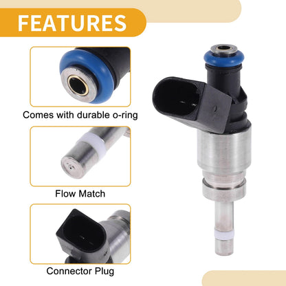 1 Pc No.06E906036C Fuel Injector for Audi A4 Quattro (2005–2009)