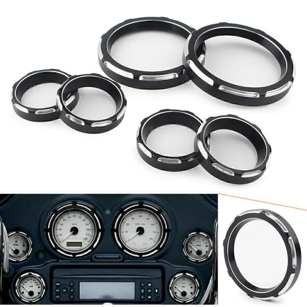 CNC Cut Speedometer Board Bezel for Harley Touring FLHT FLHX (1996-2013)