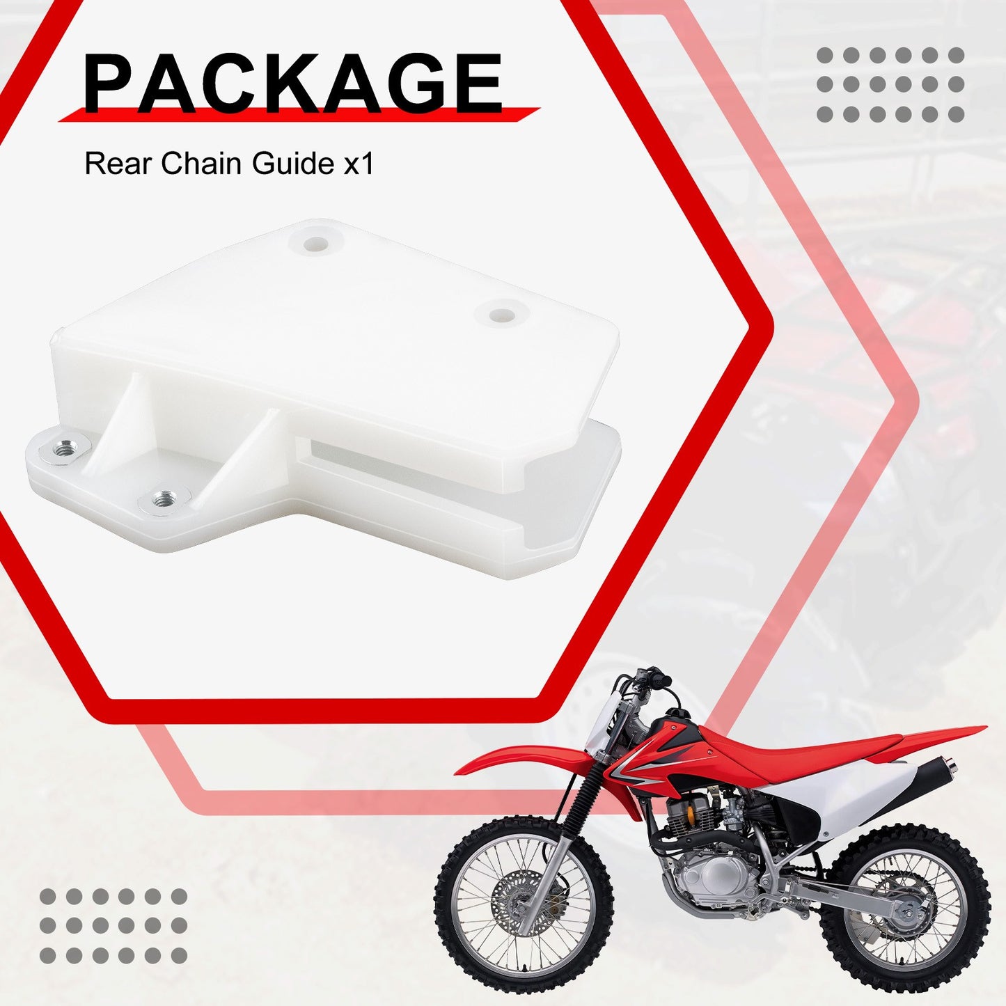 Rear Chain Guide for Honda CRF150F CRF230F (2003–2019)
