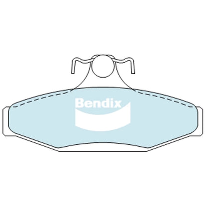 Set of 4 Rear Disc Brake Pads for Ford Falcon (1994–2014)