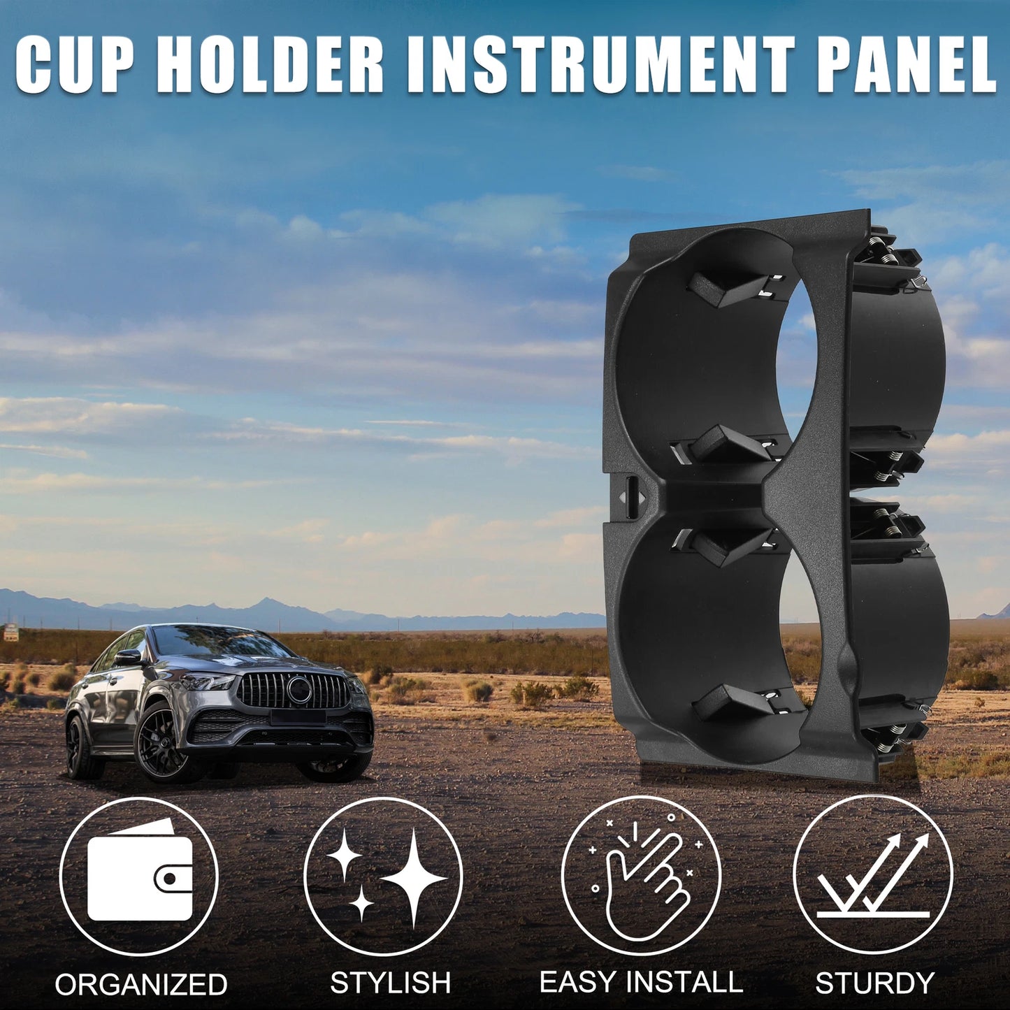 Cup Holder for Mercedes-Benz E350 (2010–2013) No.A2126800110