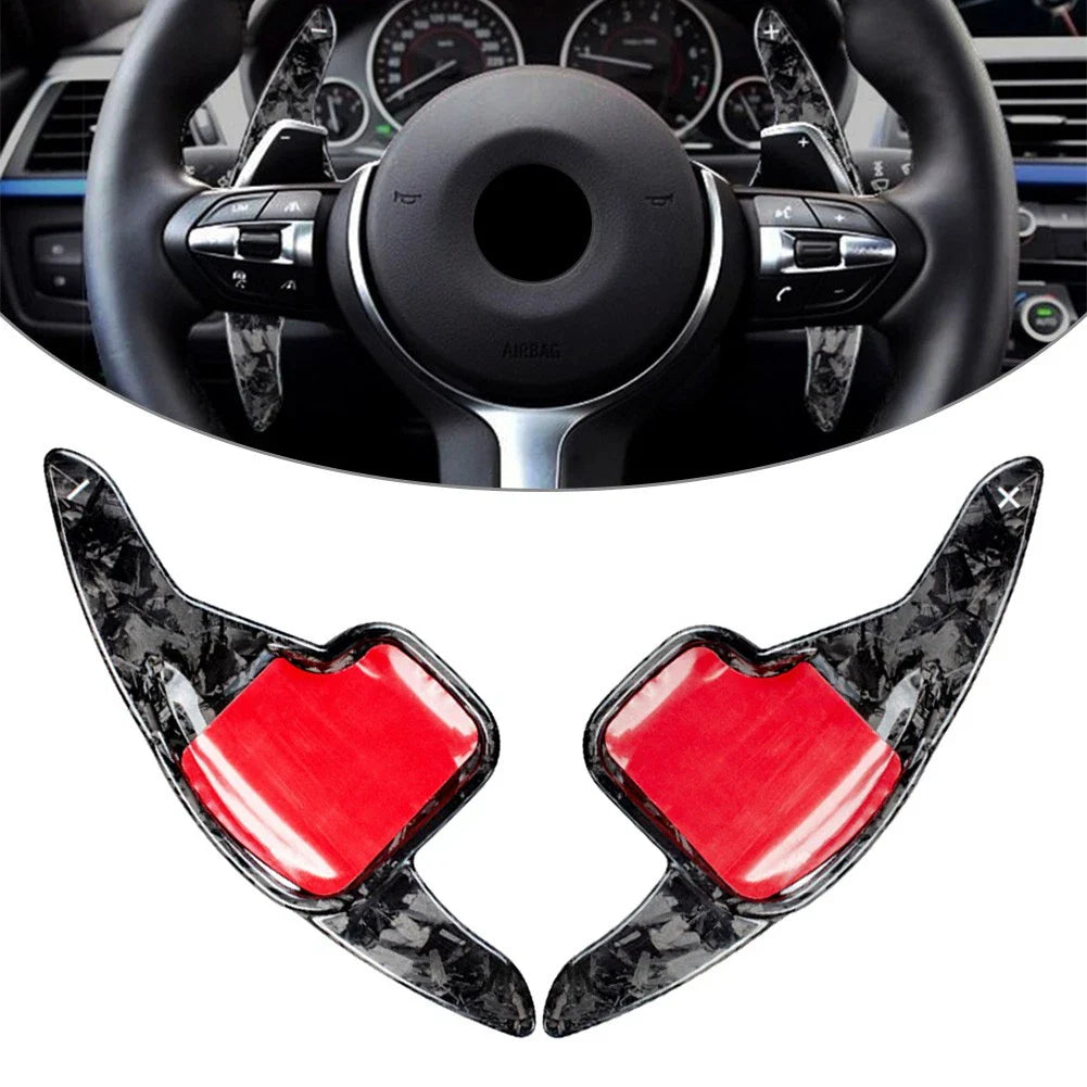 Carbon Fiber Paddle Shifter Extensions for BMW 2 3 4 5 6 7 Series (2012-2023)