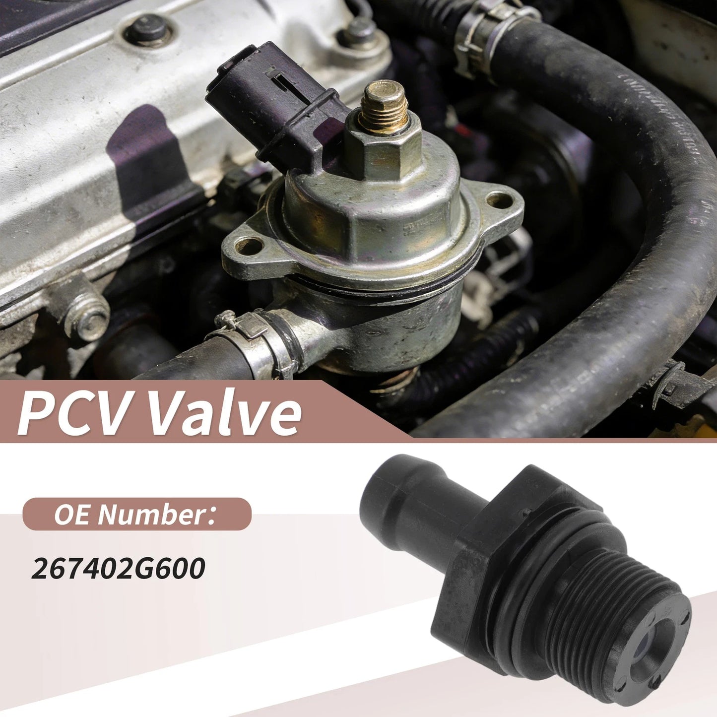PCV Valve for Kia Optima 2.0L/2.4L (2012–2015) 267402G600
