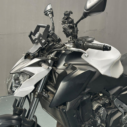 Windshield for Kawasaki Z650 (2017–2023) with GPS Sat Nav Extension Holder