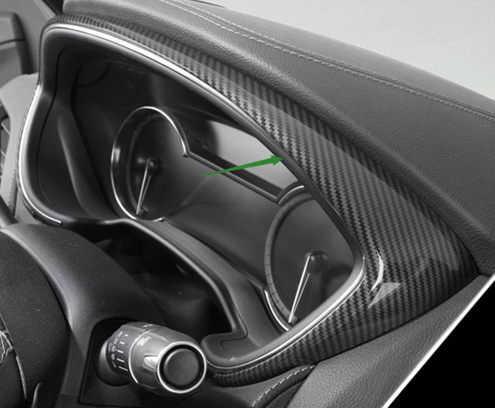 Carbon Fiber Dashboard Instrument Cover for Cadillac CT5 (2020–2023)
