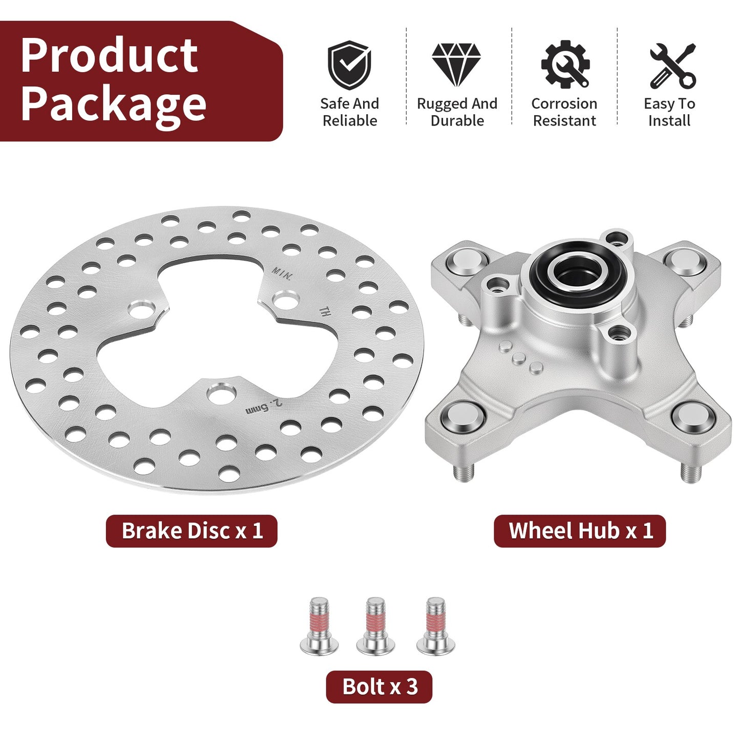 Wheel Hub Bearing Assembly for Honda TRX250X TRX250EX (2001–2009)