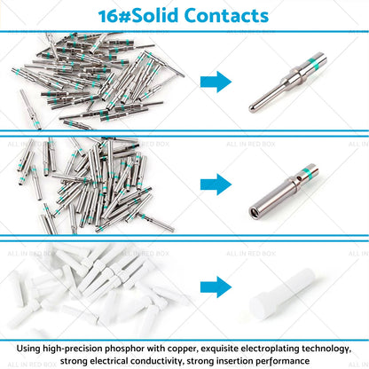338PCS Crimping Tool Connector Kit for DT Deutsch 14-18AWG