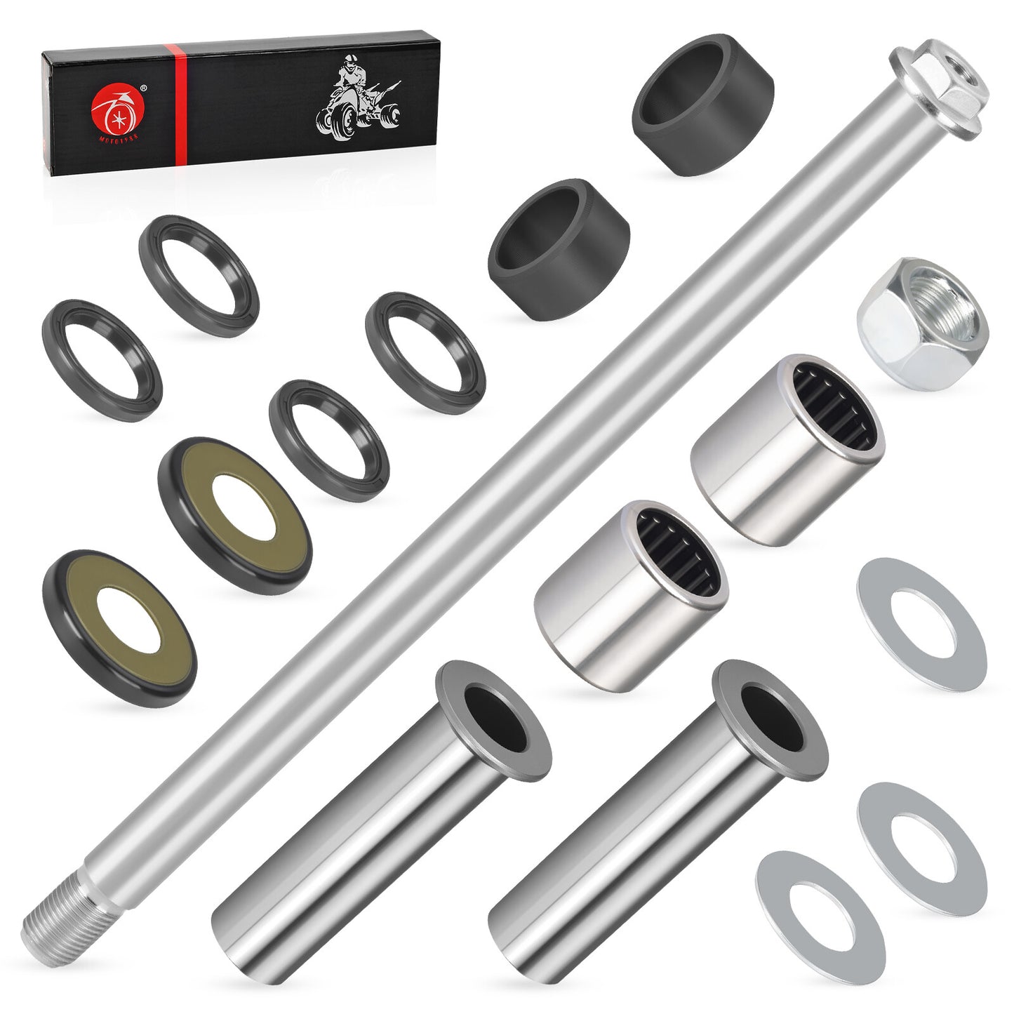 Swing Arm Pivot Bolt Bearing Seal Kit for Suzuki Quadsport Z400 (2003–2014)