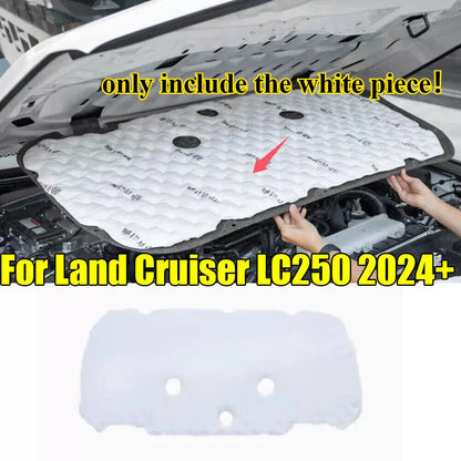 Front Engine Hood Acoustic Insulation Pad Mat for Land Cruiser LC250