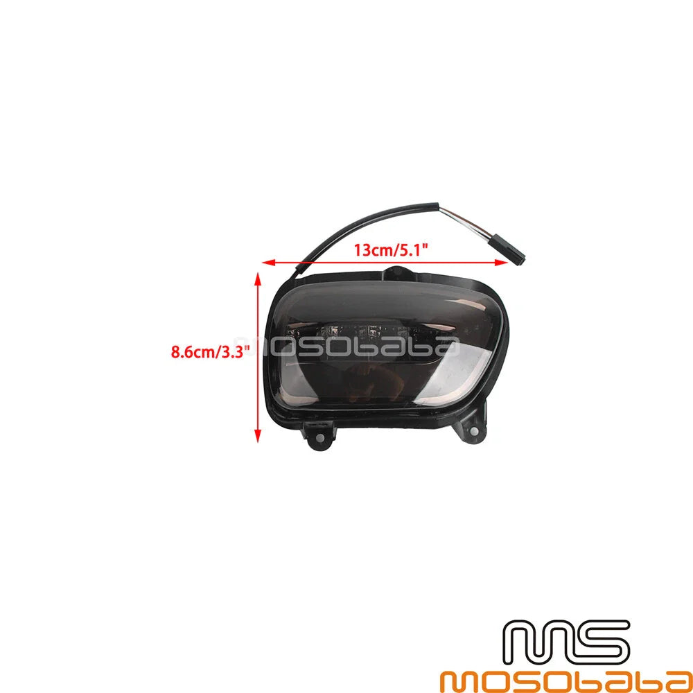 LED Turn Signal Side Rearview Mirrors for Honda Goldwing GL1800 (2001-2017)