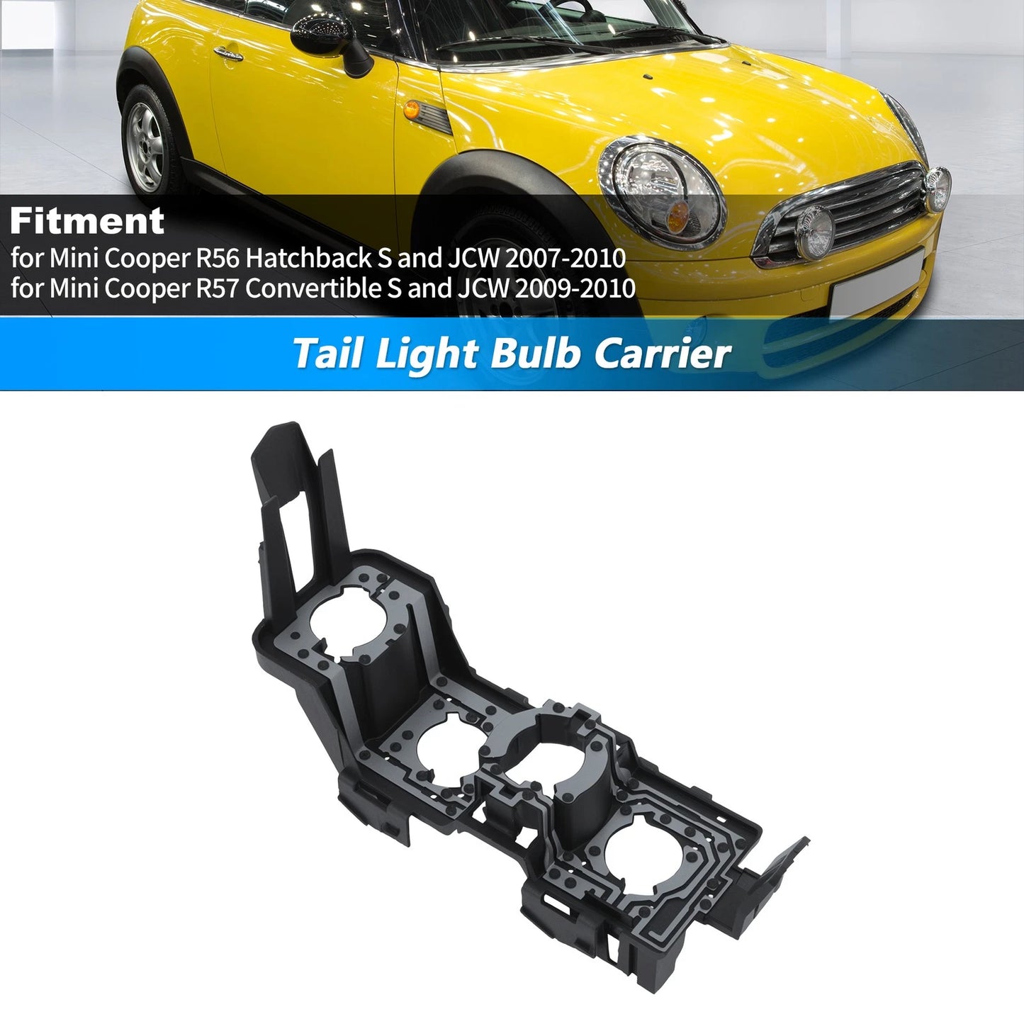 Tail Light Bulb Carrier for Mini Cooper Hatchback R56 R57 (2007–2010) 63212756179
