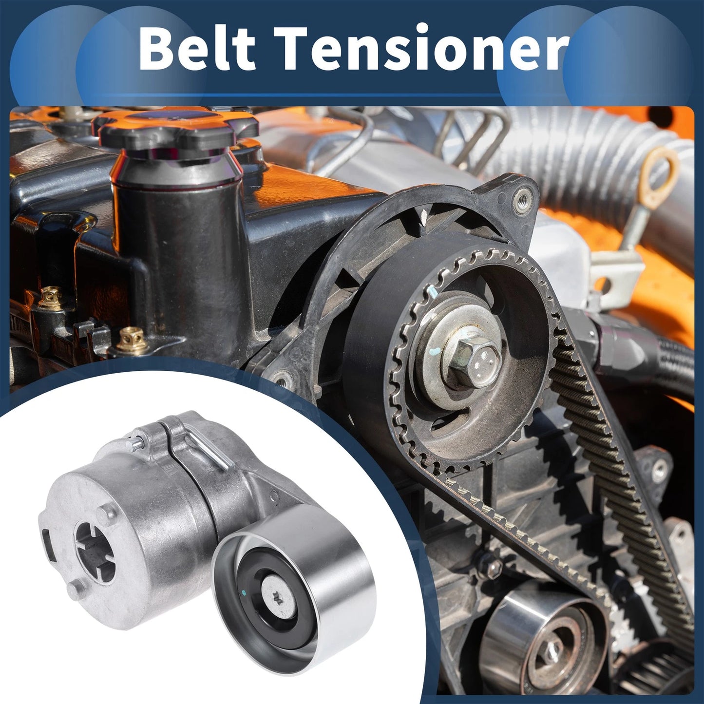 Belt Tensioner for Volvo D6D D7D EC210 EC240 EC290 (20554253) Metal 1 Pc
