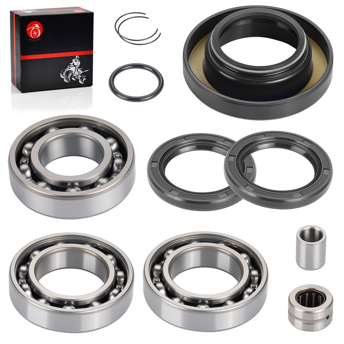 Rear Differential Bearing Seal Kit for Honda Rubicon TRX500 (2001–2023)