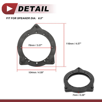 Speaker Spacer Ring Adaptor 6.5" Front Doors for BMW 230i (2017-2021)