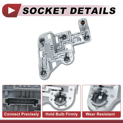 Left Tail Light Socket Wiring for Mercedes-Benz C250 (2012-2014)