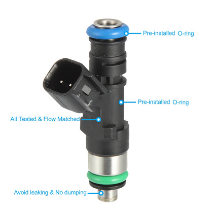 6Pcs Fuel Injector Nozzle 0280158055 for Ford Ranger Explorer (2007–2010)