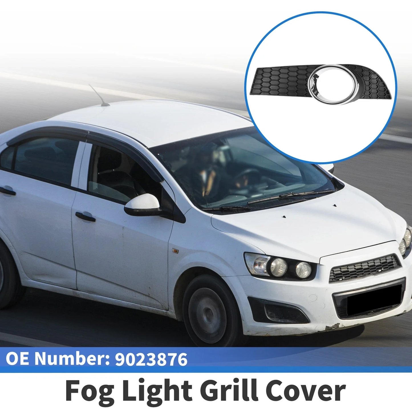 Front Left Fog Light Grill for Chevrolet Aveo (2008-2010)