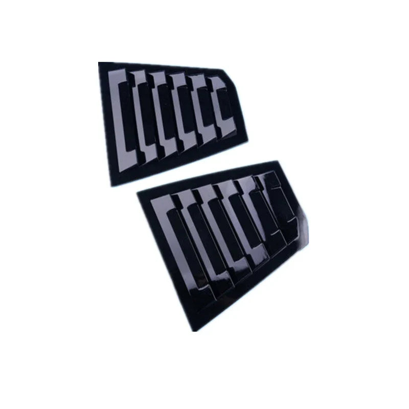 2 x Glossy Black Vent Scoop Louver Trim for Chevrolet Cruze (2016–2019)