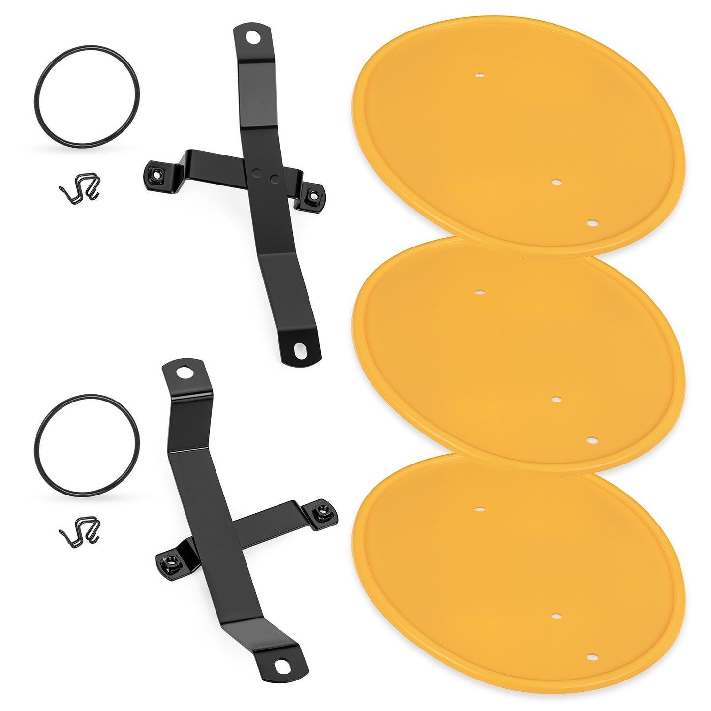 Yellow Number Plate Kit for Honda Z50R (1979–1987)