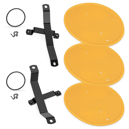 Yellow Number Plate Kit for Honda Z50R (1979–1987)