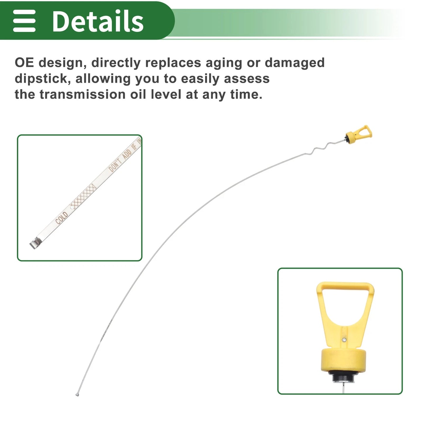 Oil Level Dipstick No. 7L3P7A020BA for Ford F-150 2007