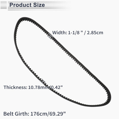 Drive Belt V-Belt No. 4004807 for Harley Davidson Dyna Wide Glide (2007–2017)