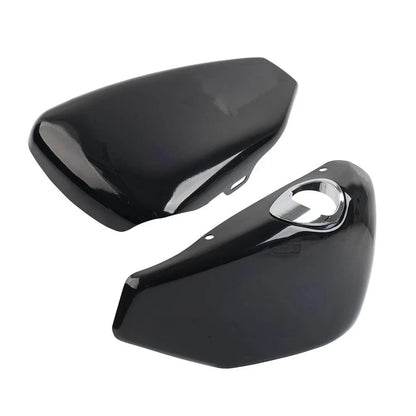 Vivid Black ABS Battery Covers for Harley Sportster XL883 1200 (2014-2022)