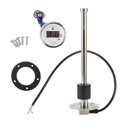 Fuel Sending Unit and Gauge Kit 240-33 Ohm for Boat Car Truck