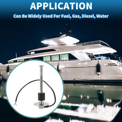 Fuel Sending Unit and Gauge Kit 240-33 Ohm for Boat Car Vehicle (165mm)