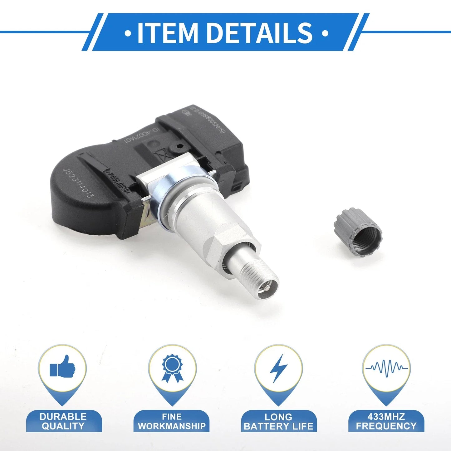 Tire Pressure Sensor for Hyundai Elantra 2011-2015 1 x 433MHz Sensor