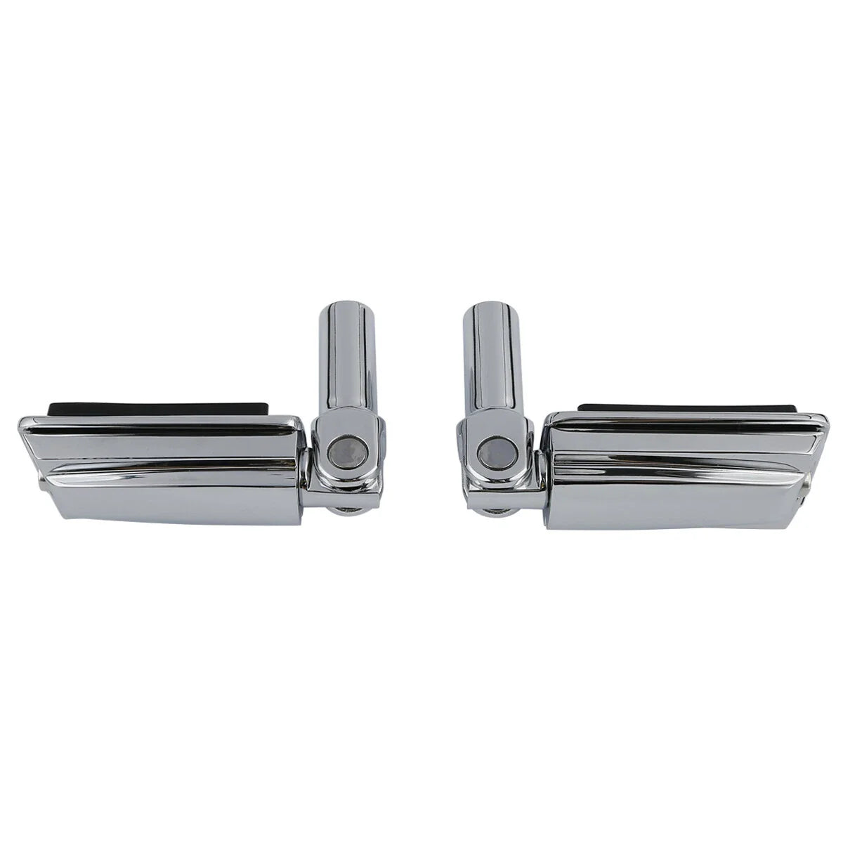 Pair Chrome Passenger Foot Pegs for Harley Softail Slim (2012-2017)