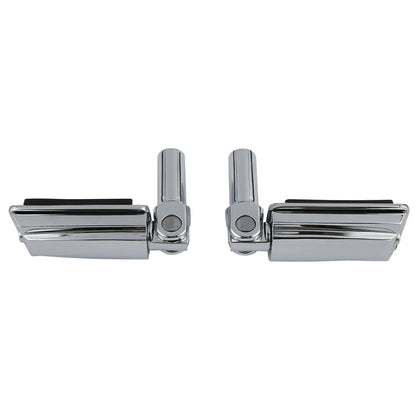 Pair Chrome Passenger Foot Pegs for Harley Softail Slim (2012-2017)