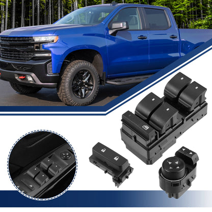 Front Driver Side Window Control Switch No.25789692 for Chevrolet Silverado (2014–2019)