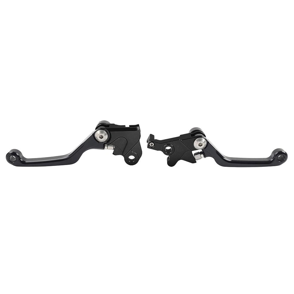 Pivot Brake Clutch Levers for Kawasaki KX65 KX85 KX100 KX125 KX250 (2001–2021) Black