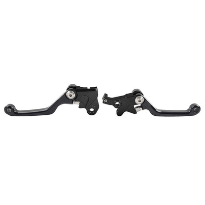 Pivot Brake Clutch Levers for Kawasaki KX65 KX85 KX100 KX125 KX250 (2001–2021) Black