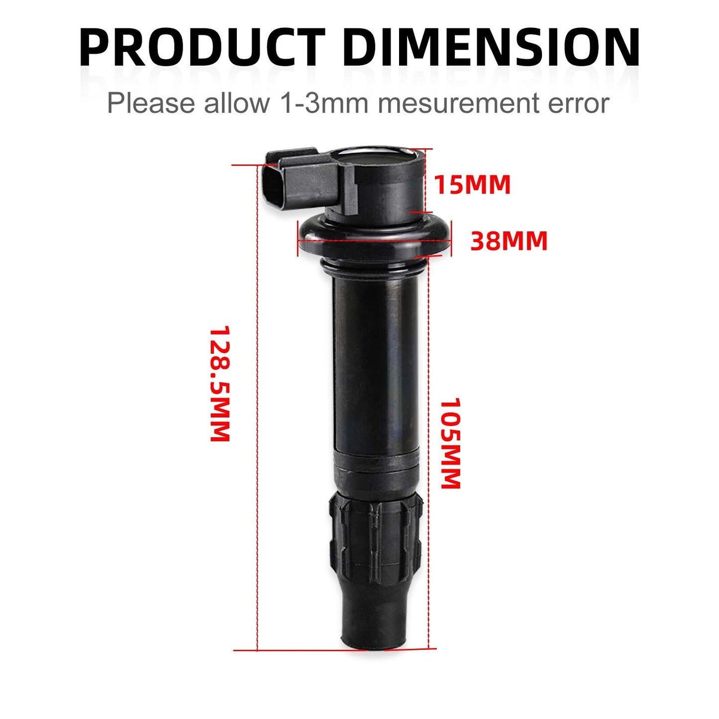Set of 4 Ignition Coils for Yamaha YZF-R1 (2007–2008)