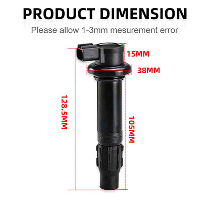 Set of 4 Ignition Coils for Yamaha YZF-R1 (2007–2008)