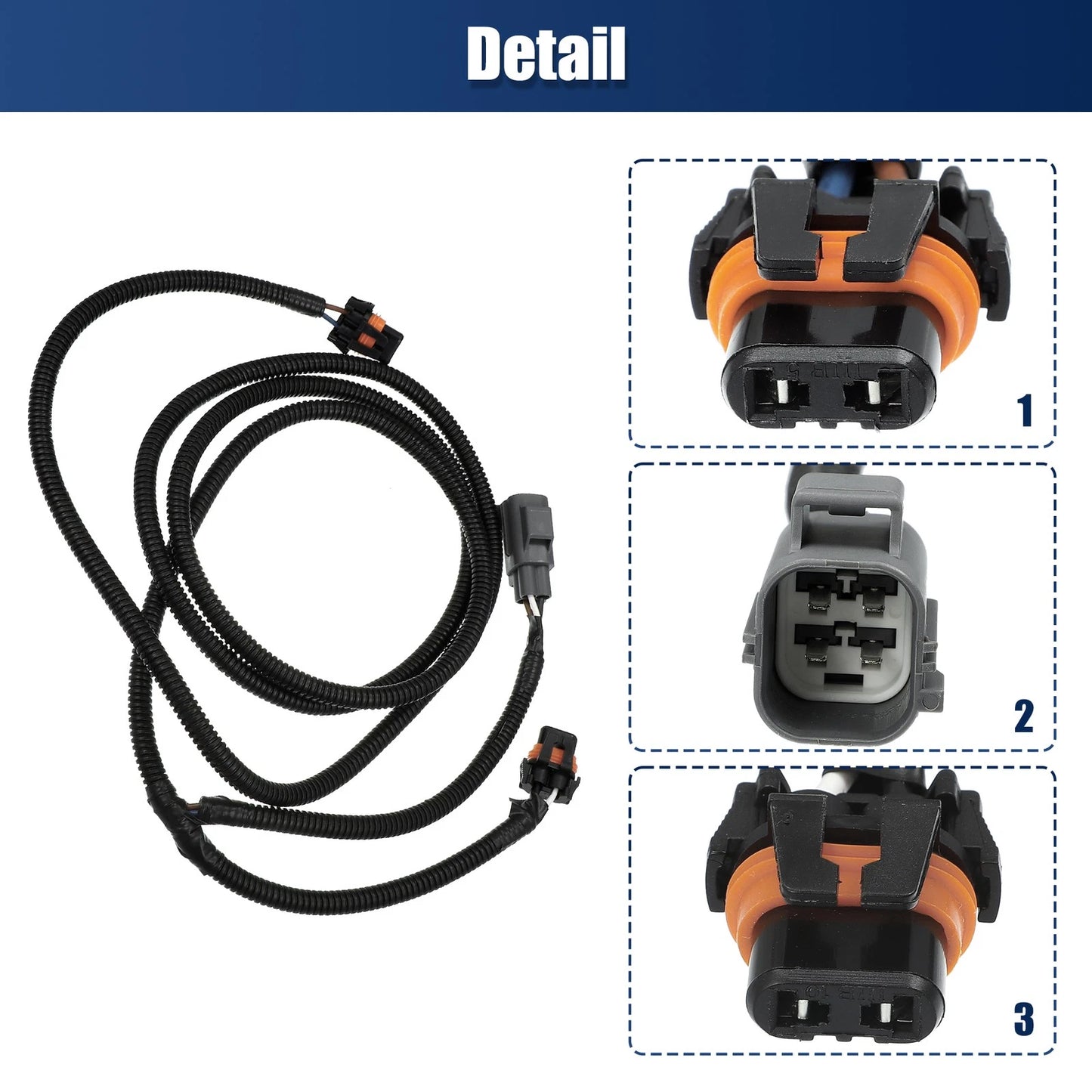Fog Light Lamp Wiring Harness for Ram 1500 (68197065AA)